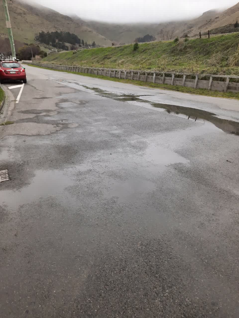 The photograph attached to this water leak report