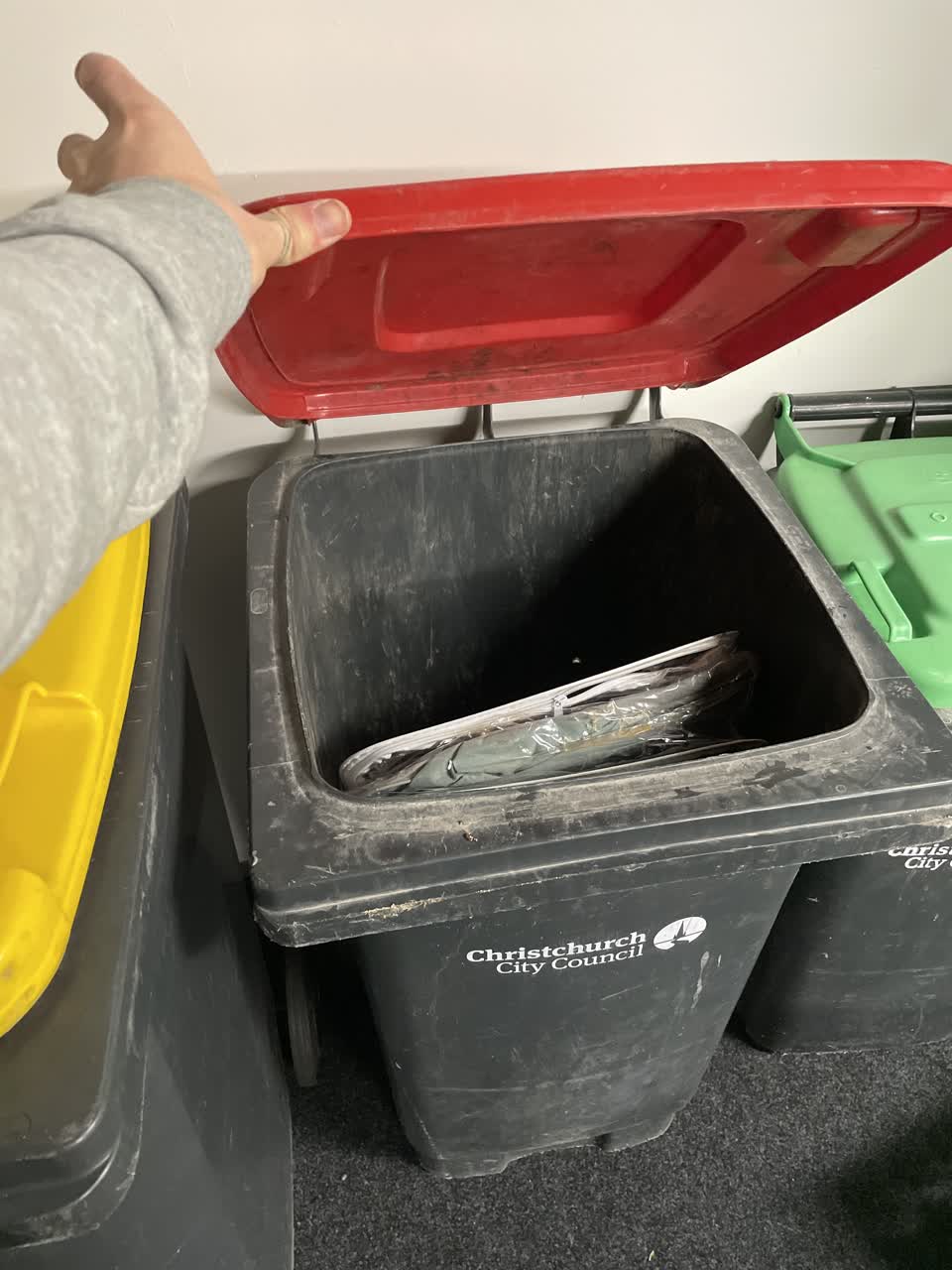 The photograph attached to this rubbish/recycling report