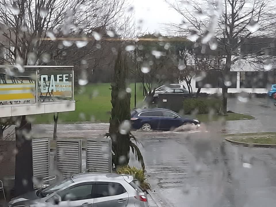 The photograph attached to this flooding report