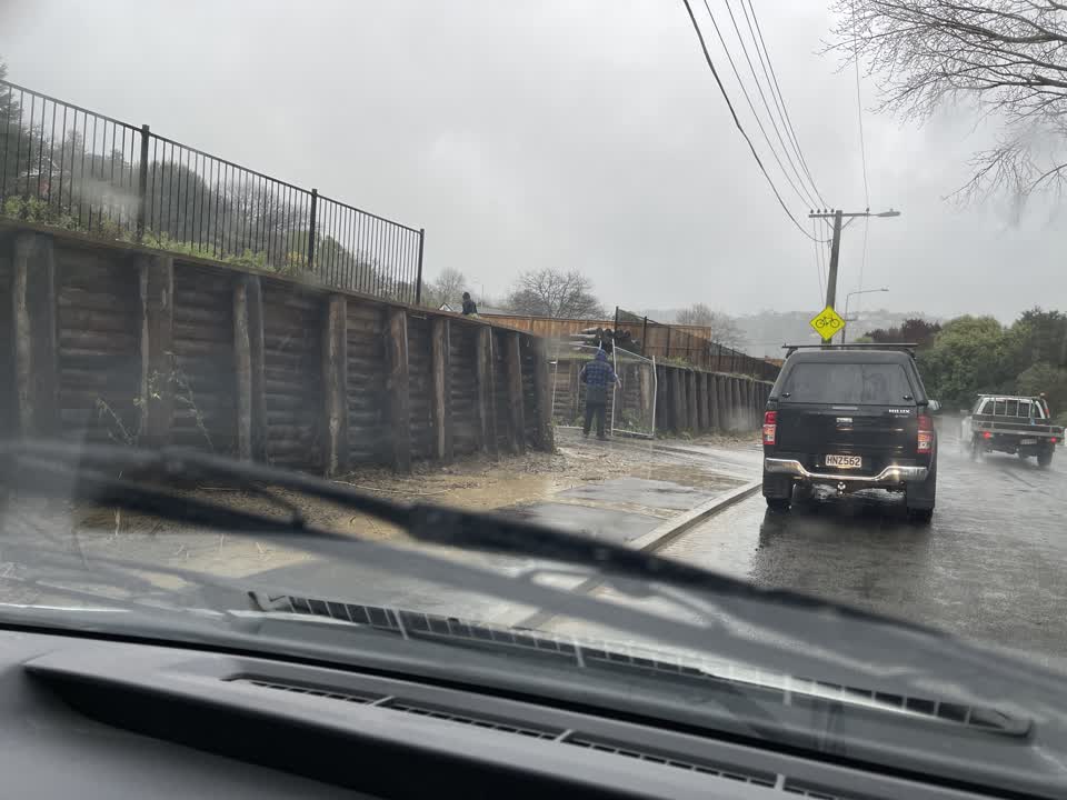 The photograph attached to this flooding report