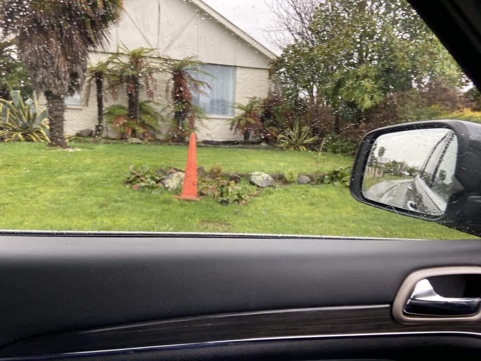 The photograph attached to this water leak report