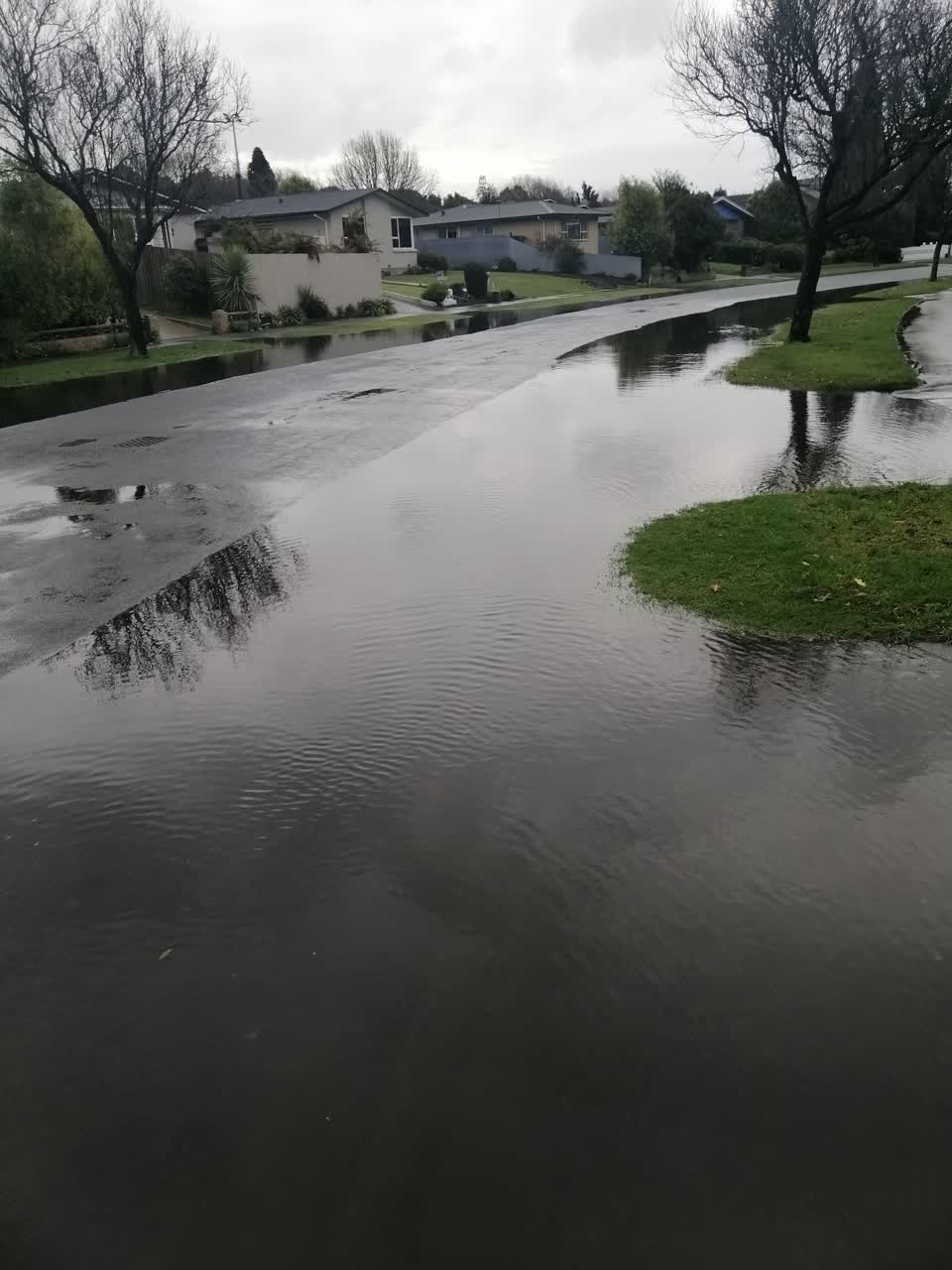 The photograph attached to this flooding report
