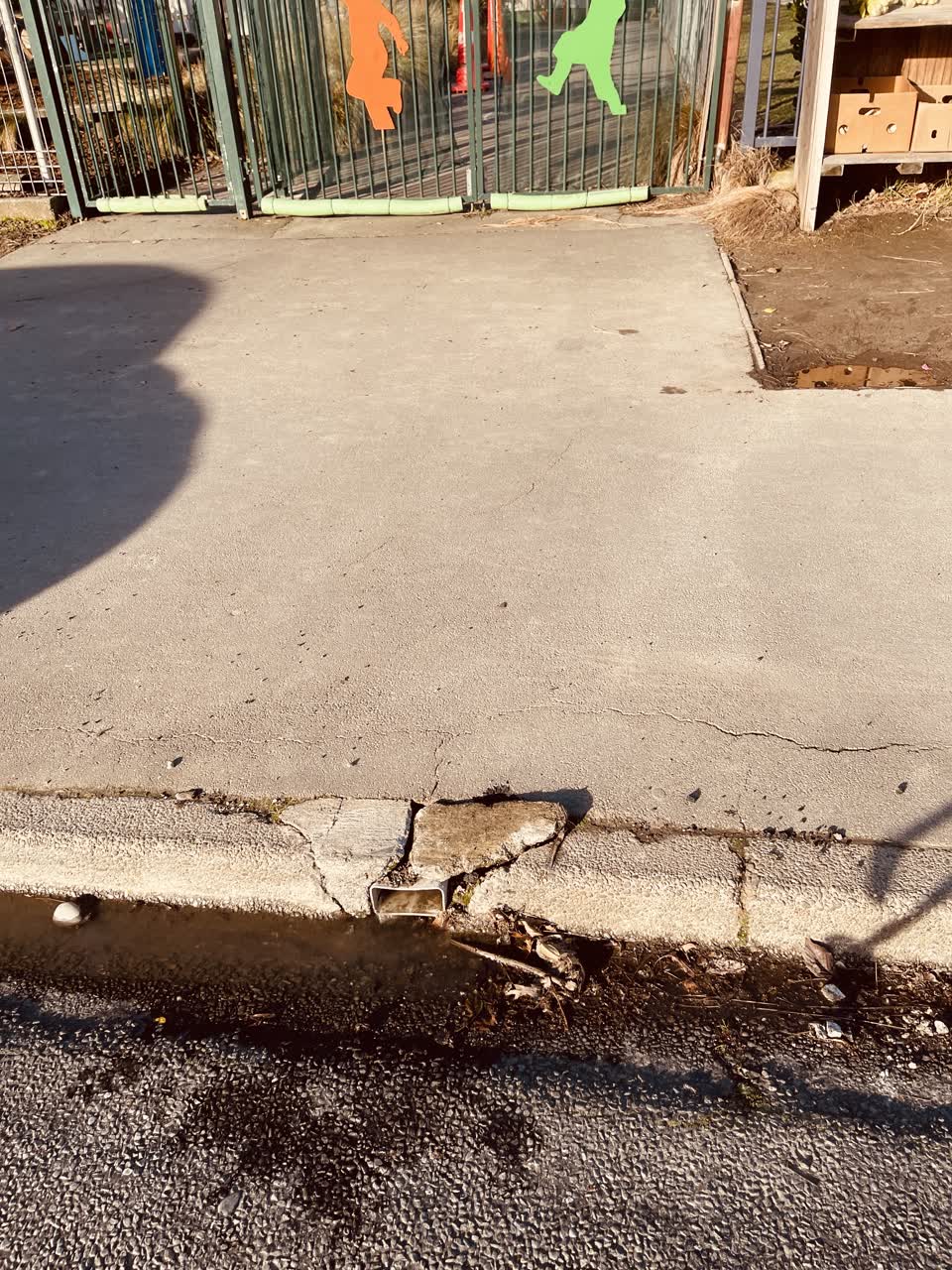 The photograph attached to this wastewater/stormwater report