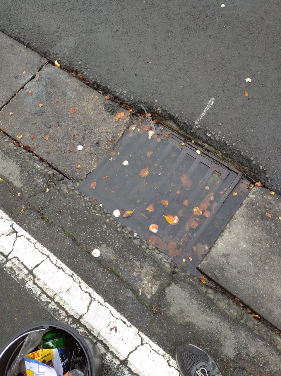 The photograph attached to this wastewater/stormwater report