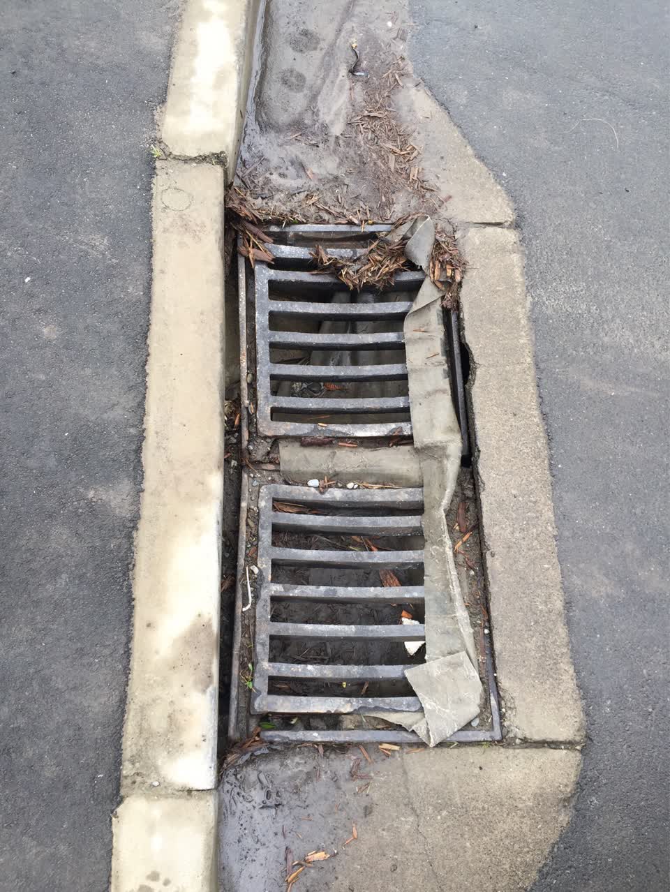 The photograph attached to this wastewater/stormwater report