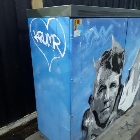 Graffiti, a report photo