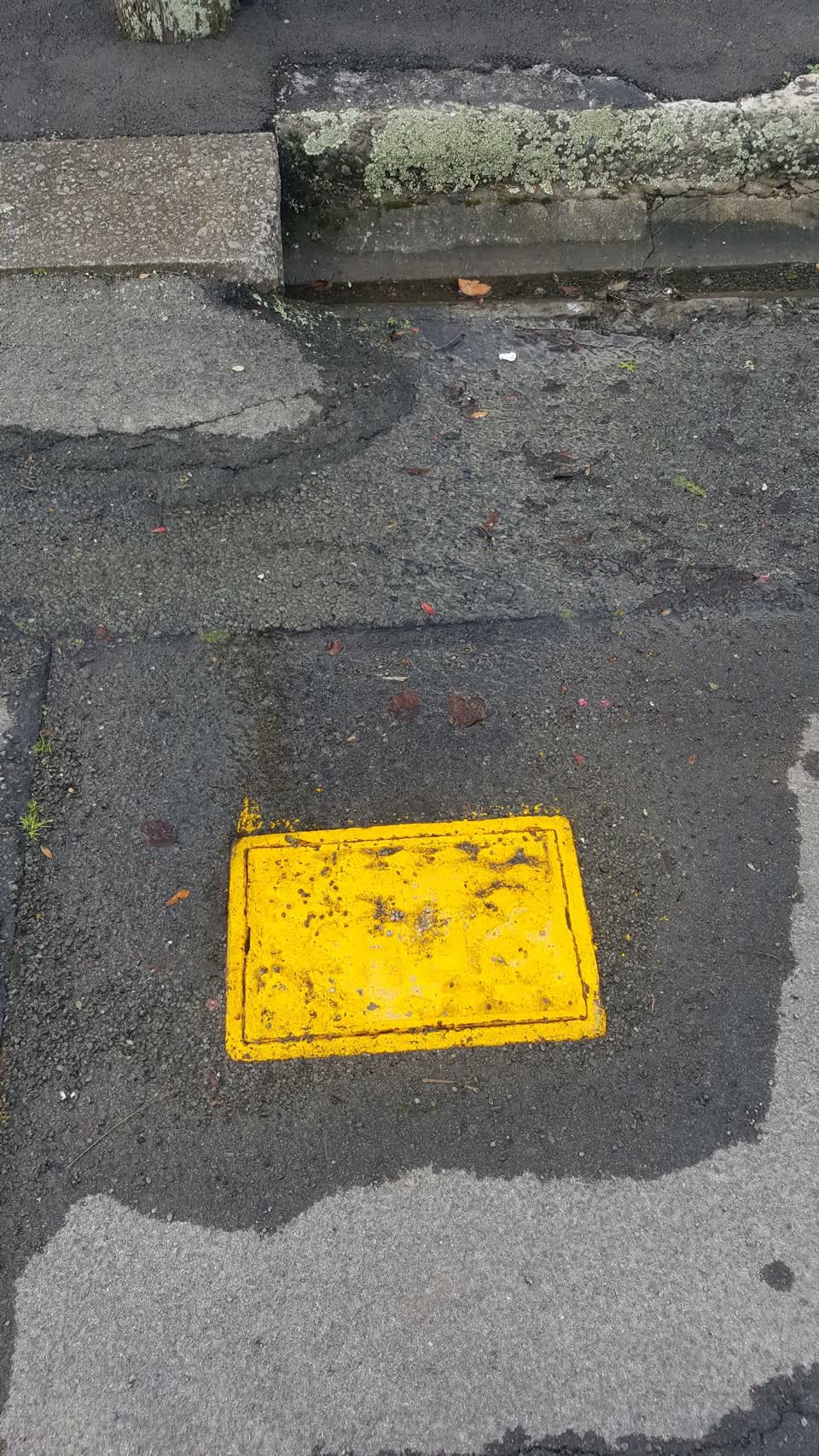 The photograph attached to this water leak report