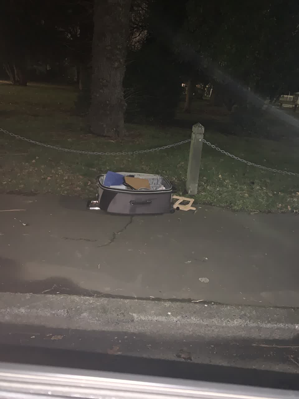 The photograph attached to this rubbish/recycling report