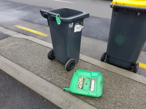 Rubbish/Recycling, a report photo