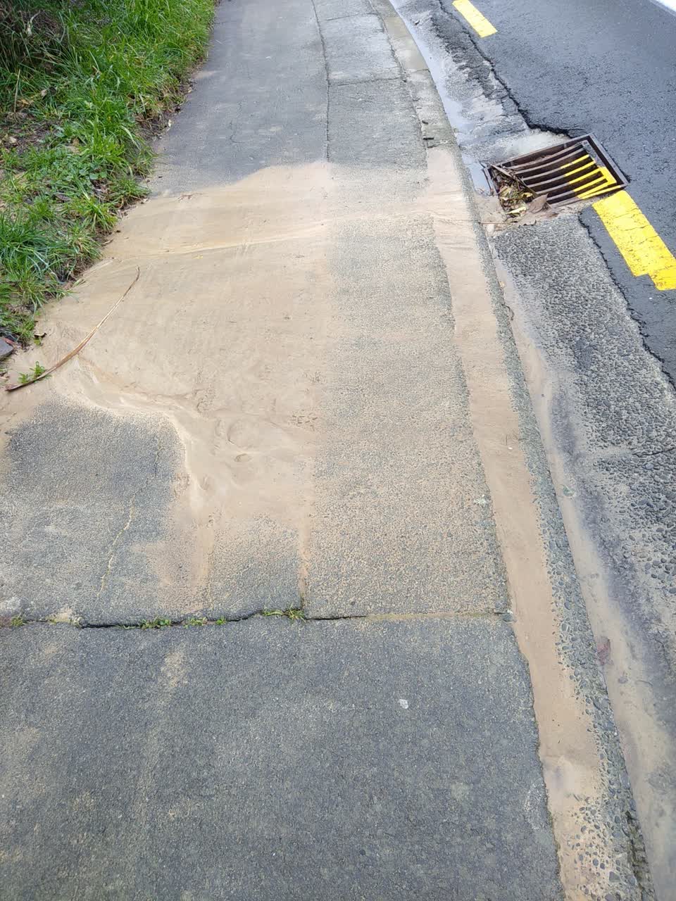 The photograph attached to this wastewater/stormwater report