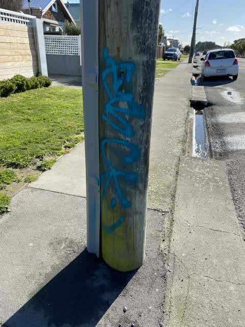 Graffiti, a report photo