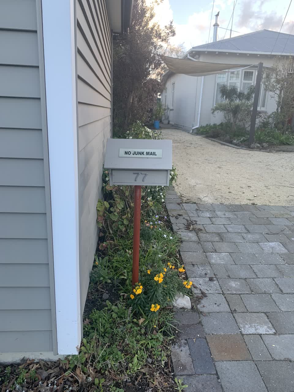 The photograph attached to this water leak report