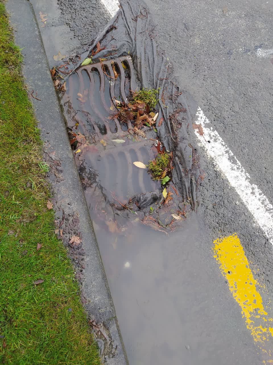 The photograph attached to this wastewater/stormwater report
