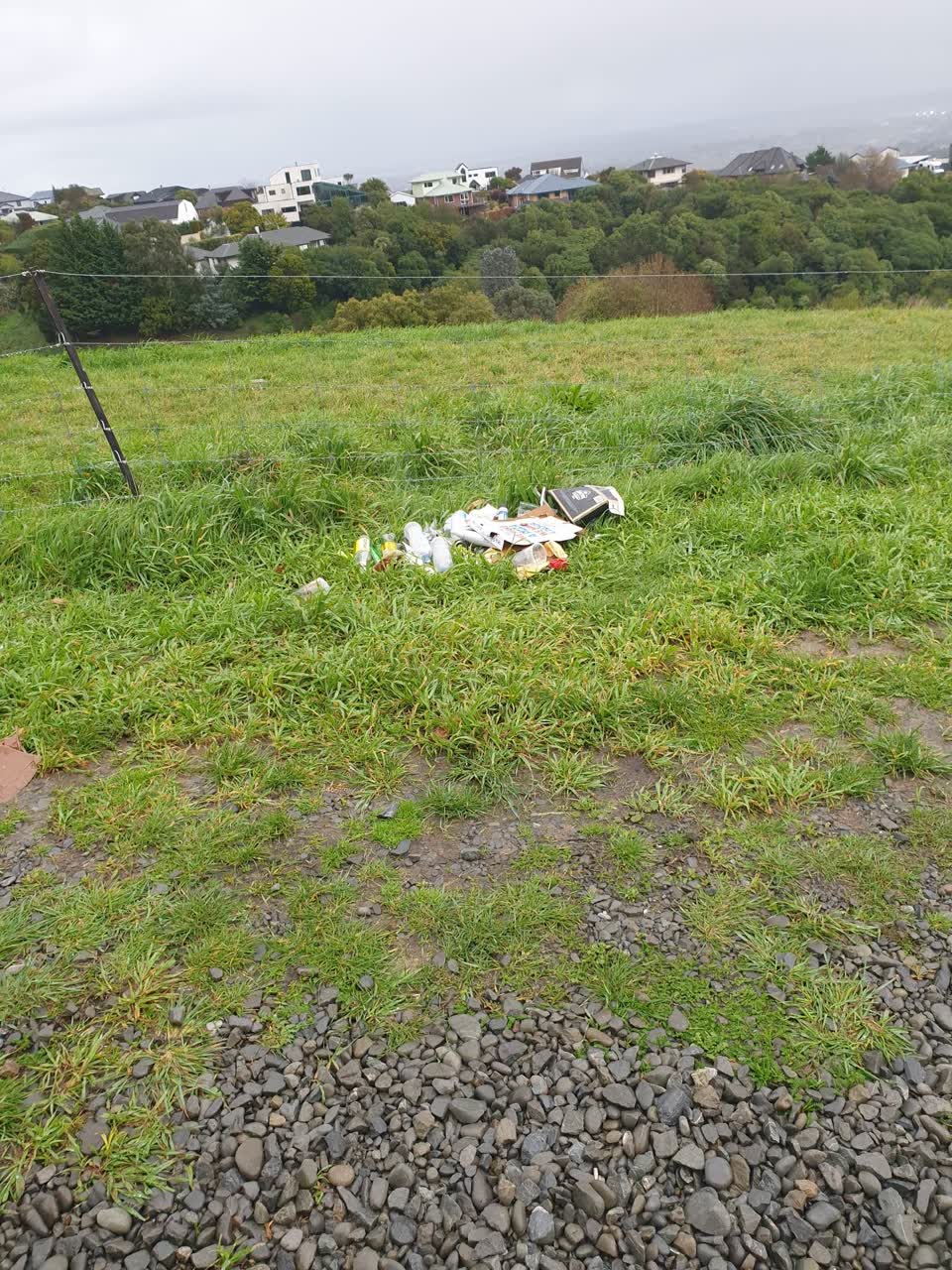 The photograph attached to this rubbish/recycling report
