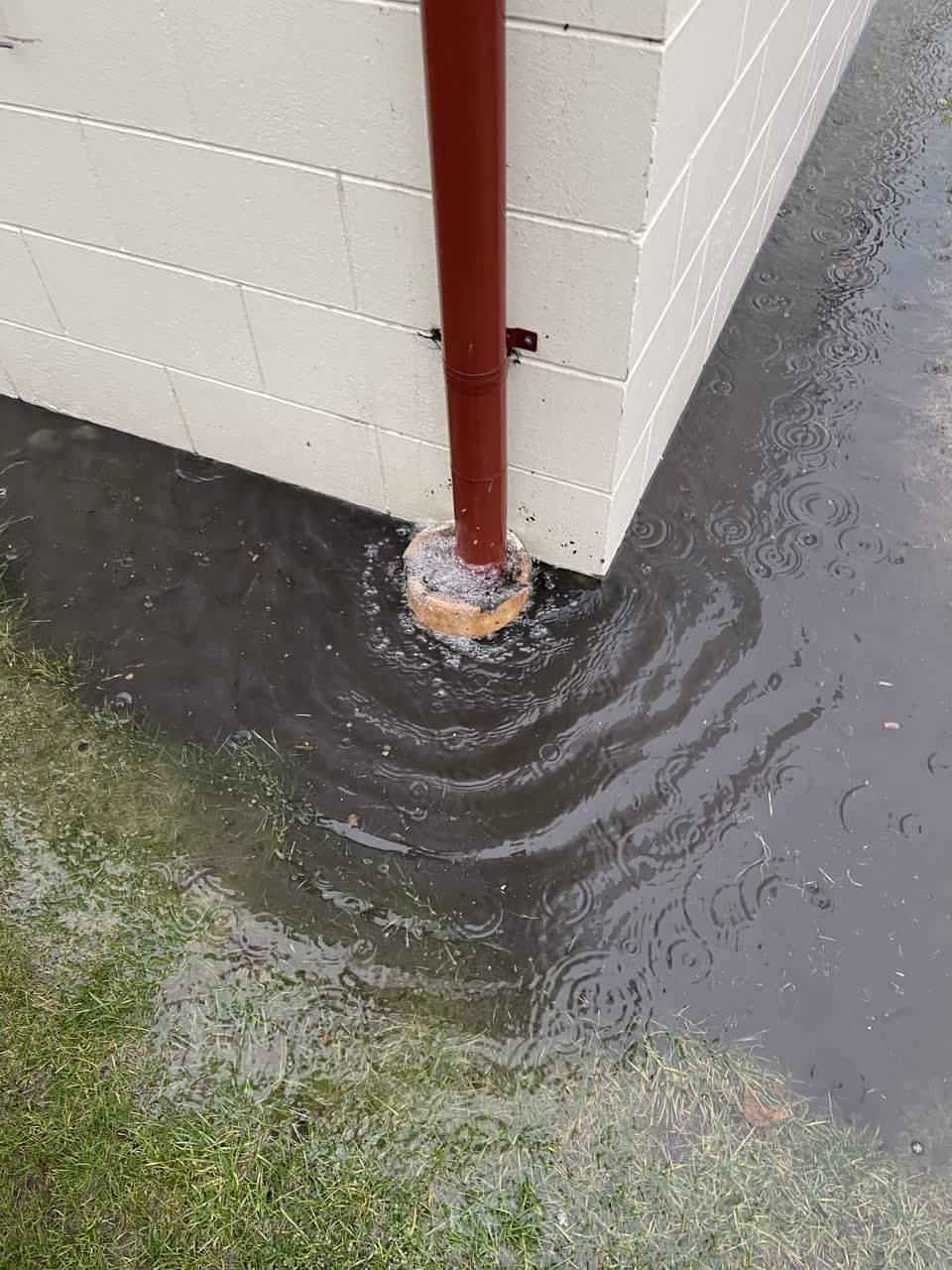 The photograph attached to this wastewater/stormwater report