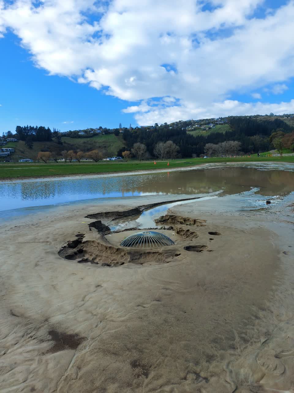 The photograph attached to this wastewater/stormwater report