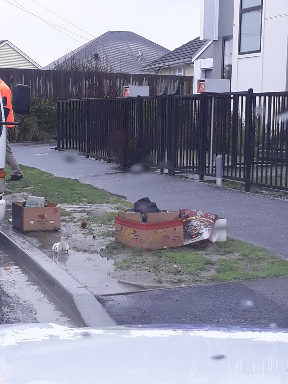 The photograph attached to this rubbish/recycling report