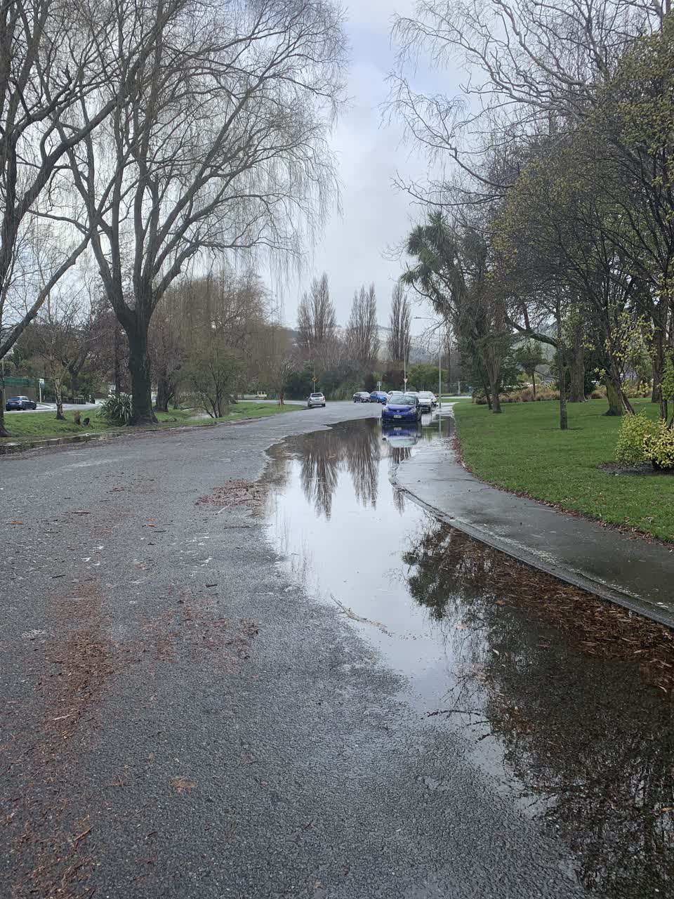 The photograph attached to this flooding report
