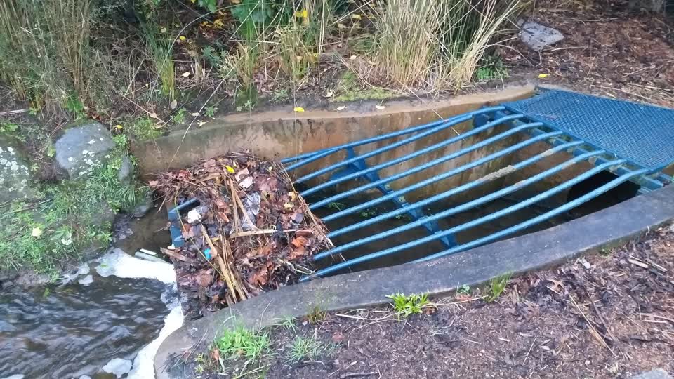 The photograph attached to this wastewater/stormwater report