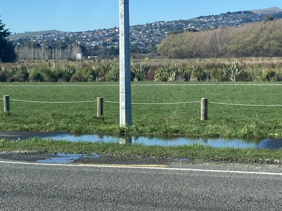 The photograph attached to this water leak report