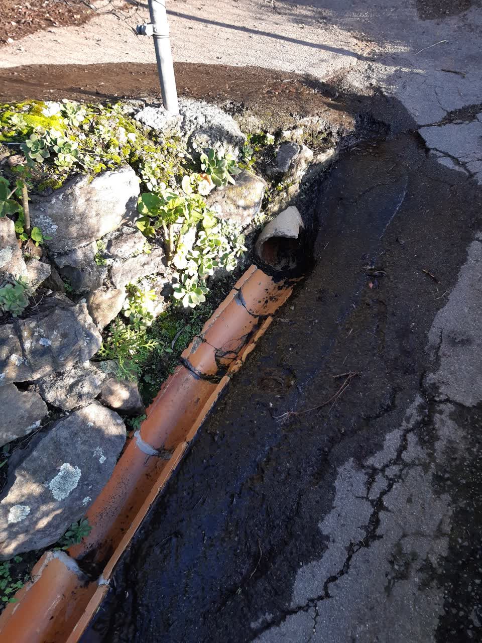 The photograph attached to this wastewater/stormwater report