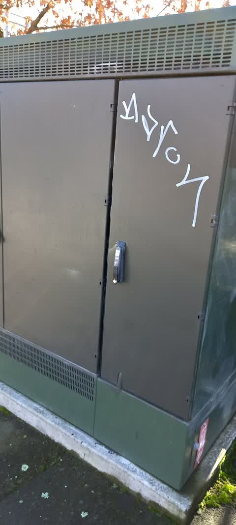 Graffiti, a report photo