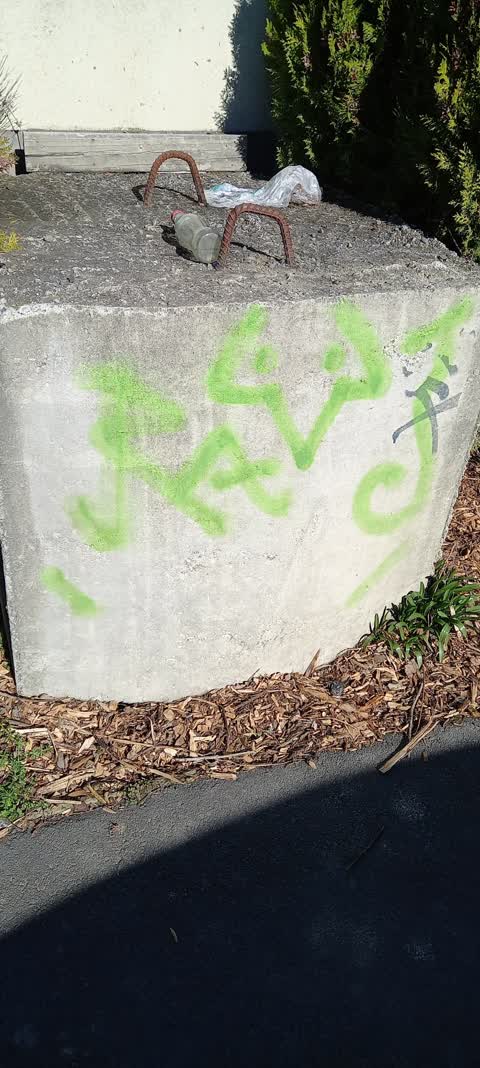 Graffiti, a report photo