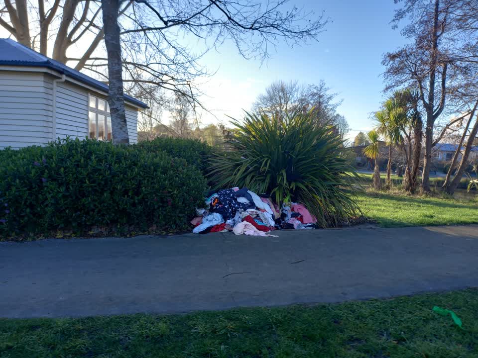 The photograph attached to this rubbish/recycling report