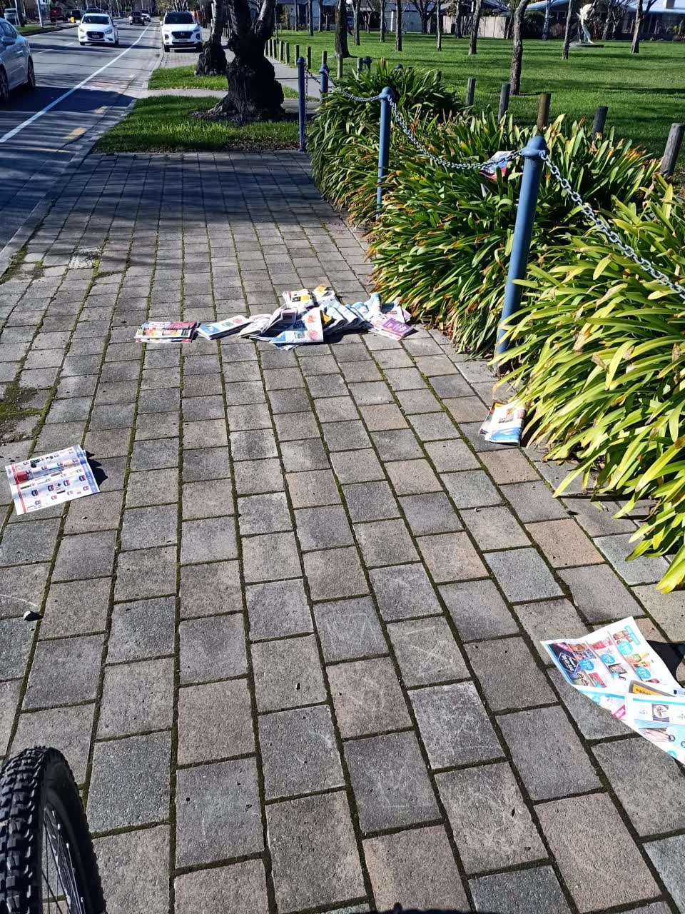 The photograph attached to this rubbish/recycling report