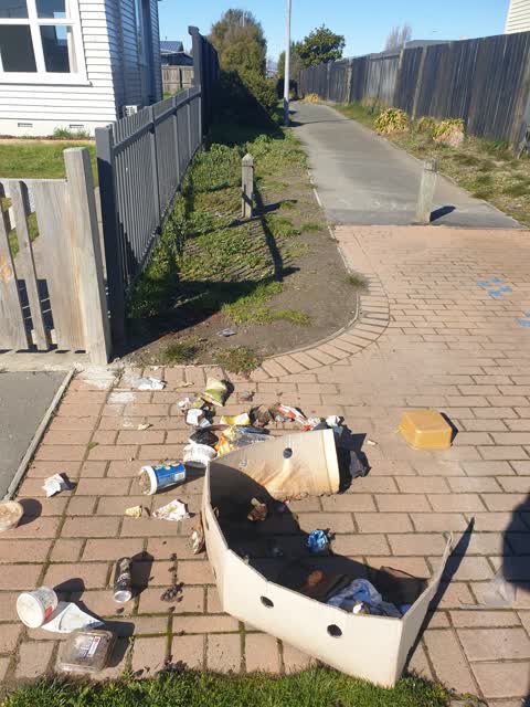 Rubbish/Recycling, a report photo