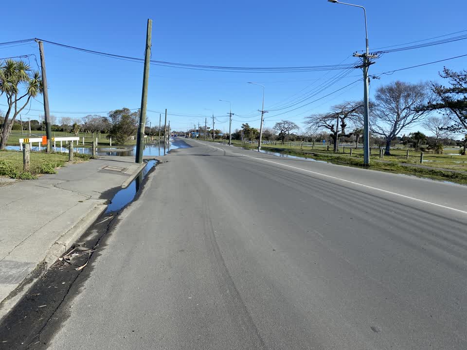 The photograph attached to this flooding report