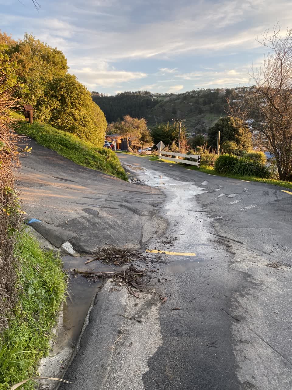 The photograph attached to this wastewater/stormwater report