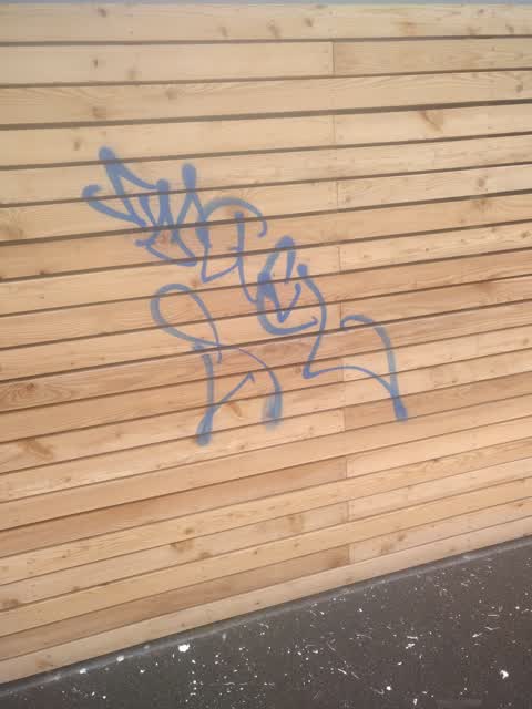 Graffiti, a report photo