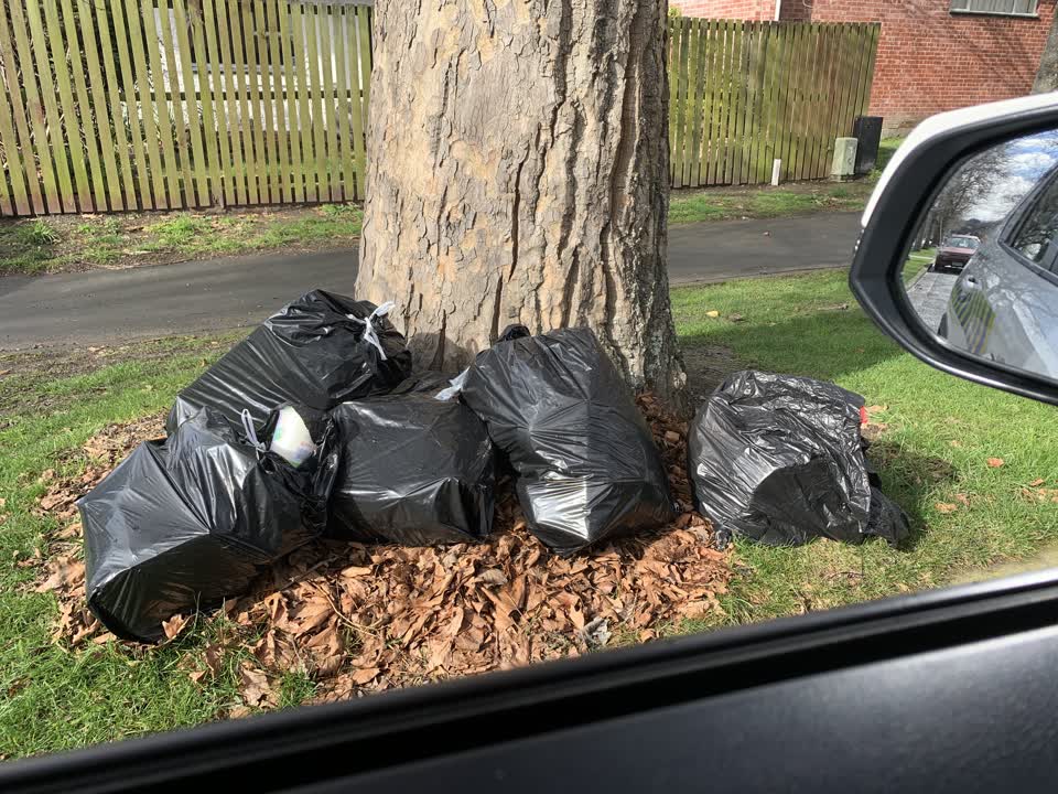 The photograph attached to this rubbish/recycling report