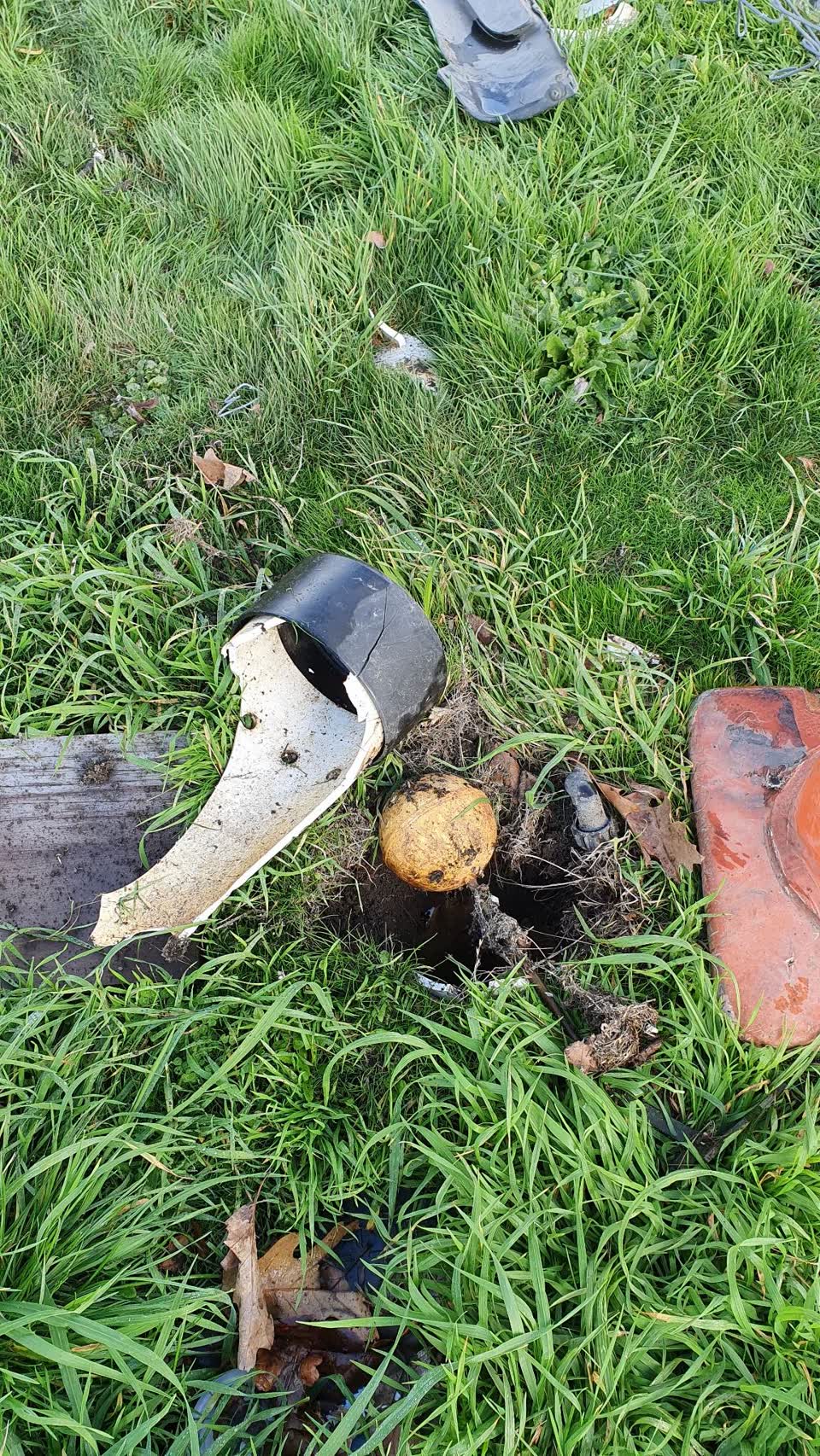 The photograph attached to this sewer - general report