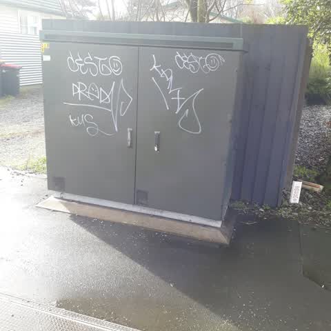Graffiti, a report photo