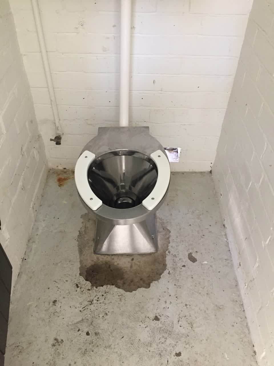 The photograph attached to this water leak report