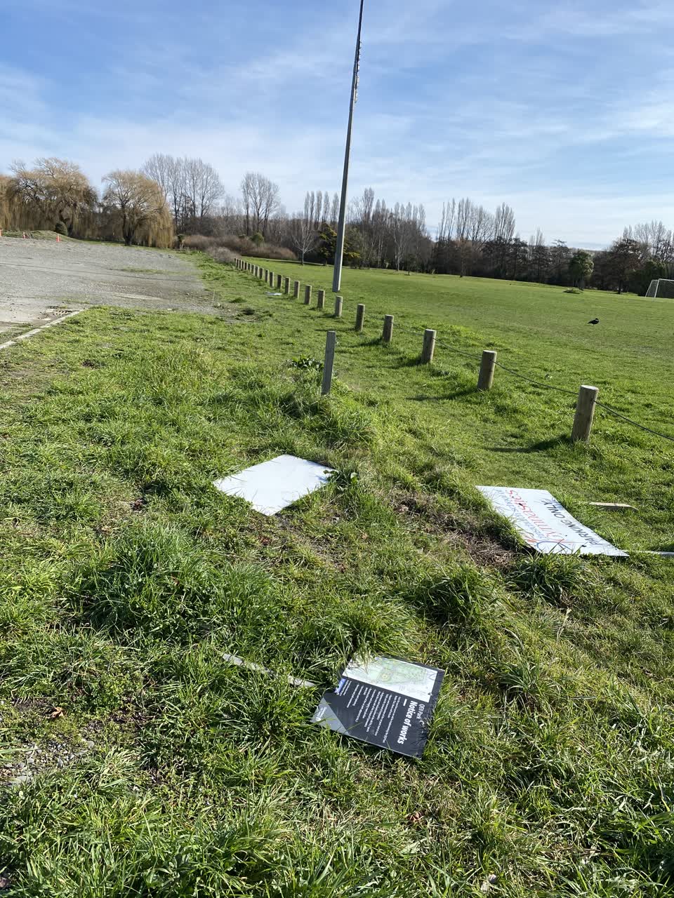 The photograph attached to this parks report