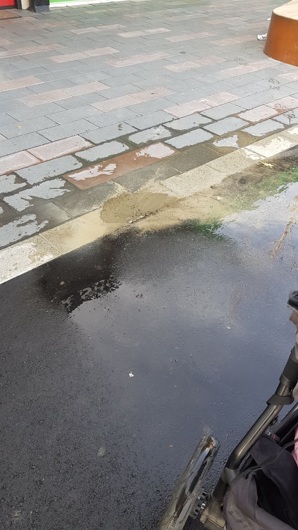 The photograph attached to this wastewater/stormwater report