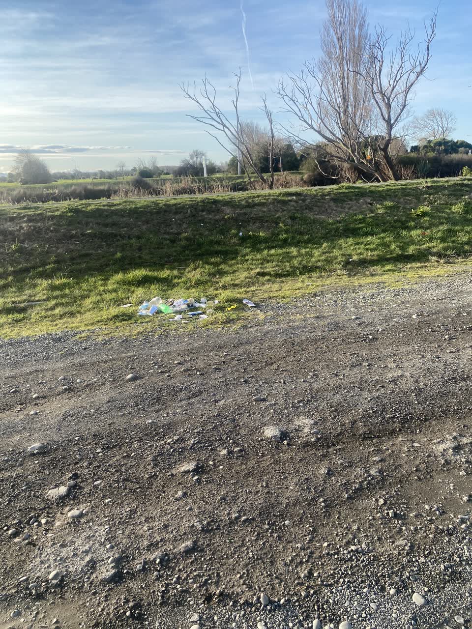 The photograph attached to this rubbish/recycling report