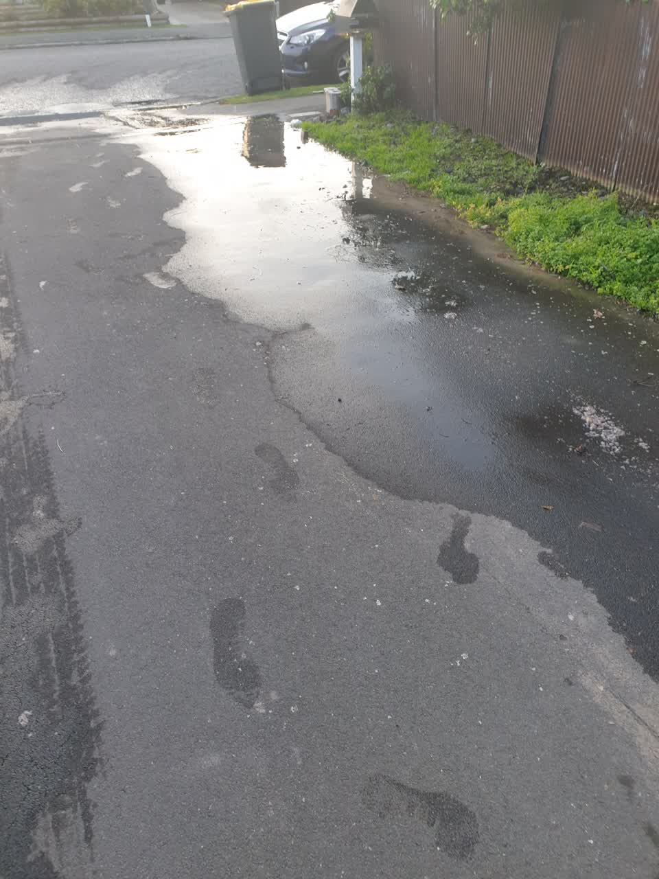 The photograph attached to this water supply report