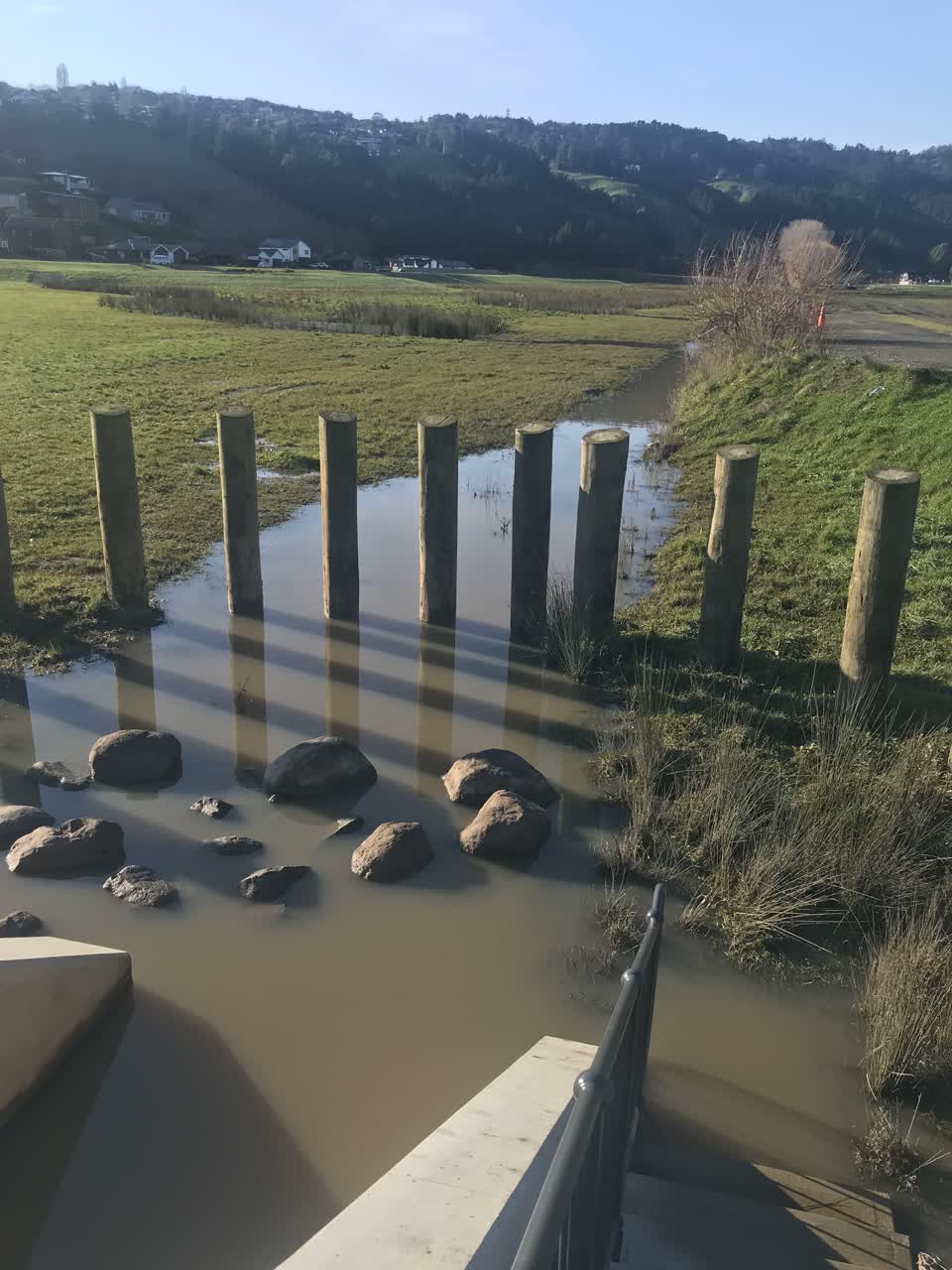 The photograph attached to this wastewater/stormwater report