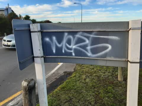 Graffiti, a report photo