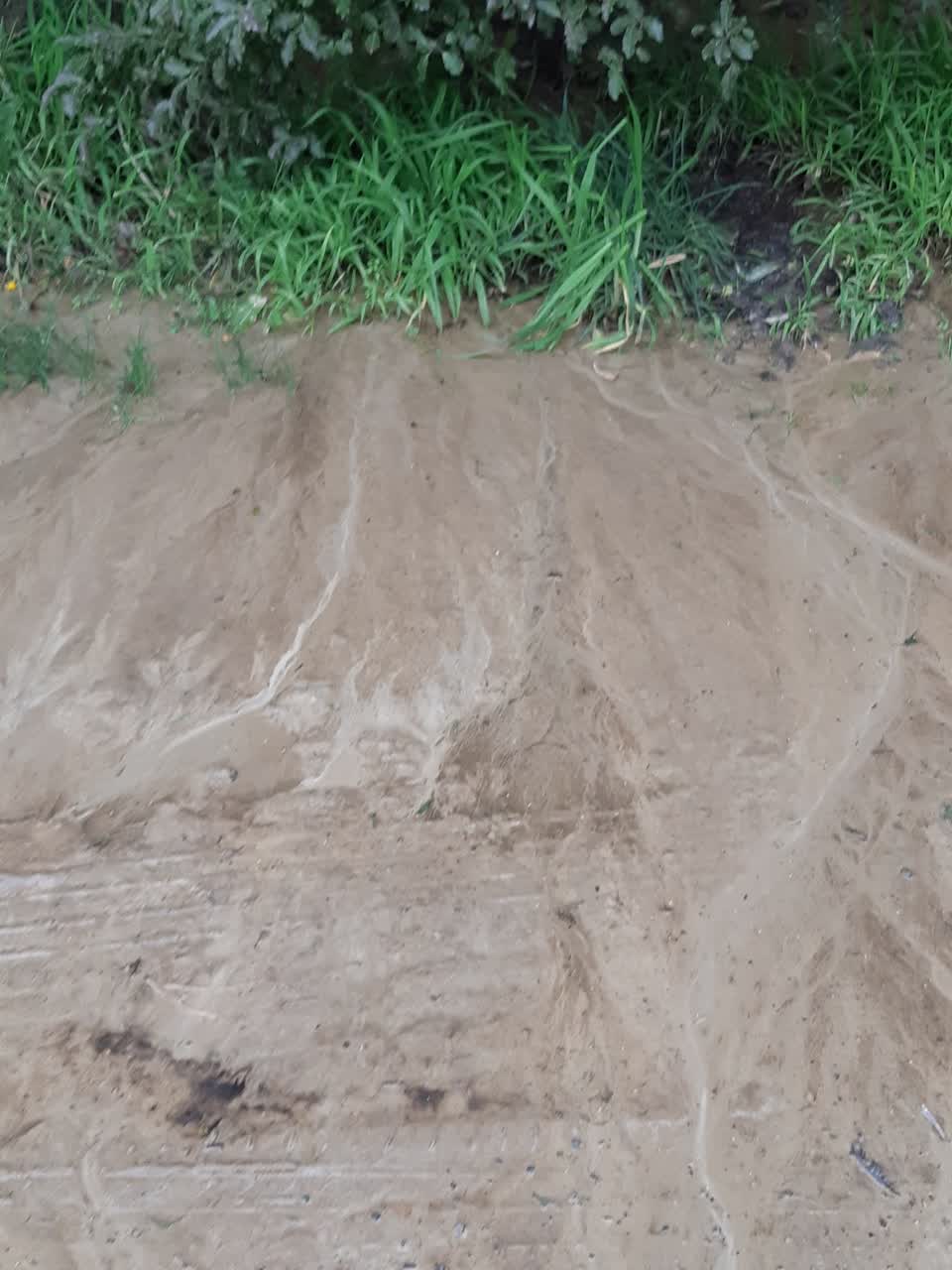 The photograph attached to this wastewater/stormwater report