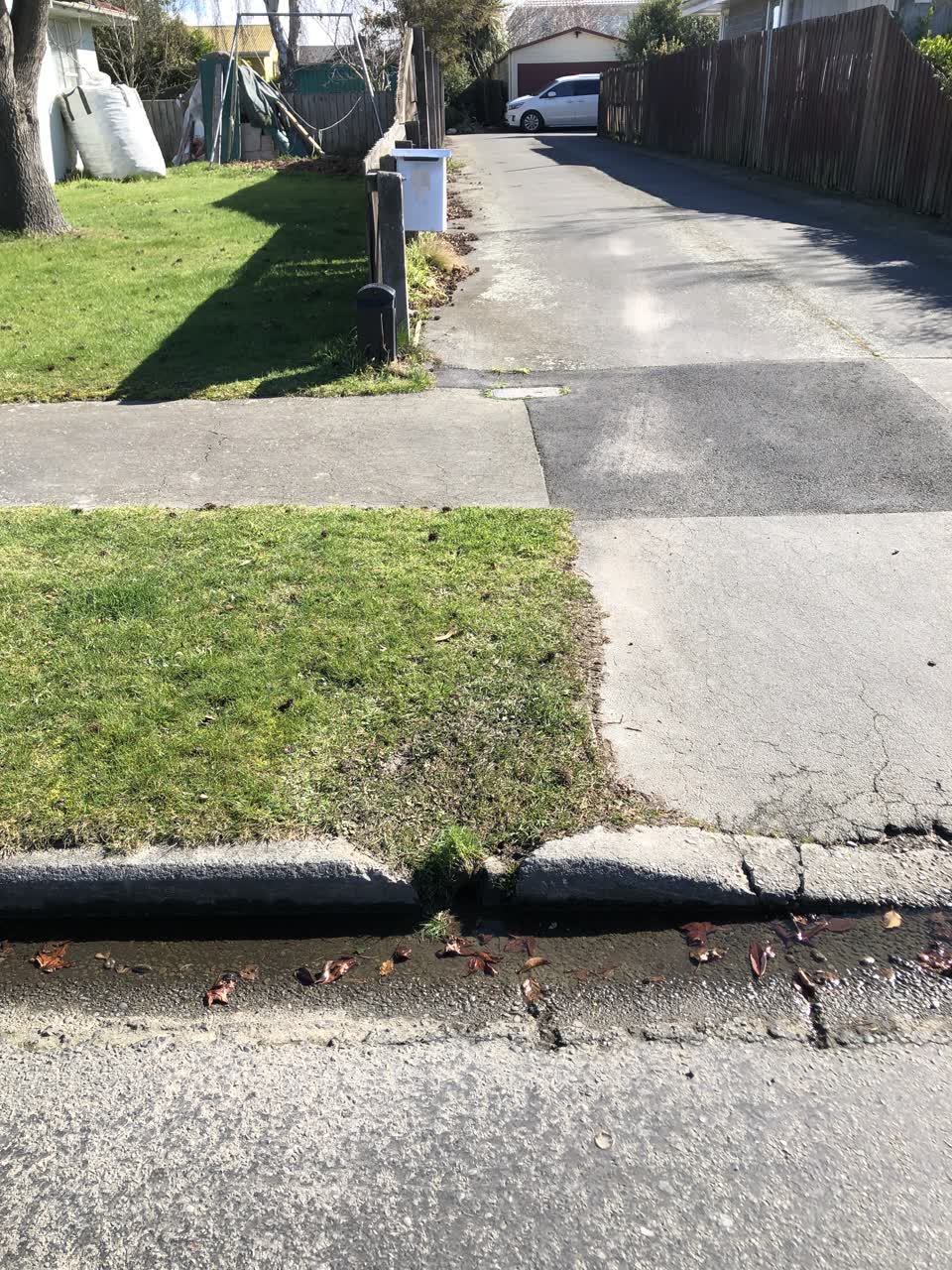 The photograph attached to this wastewater/stormwater report