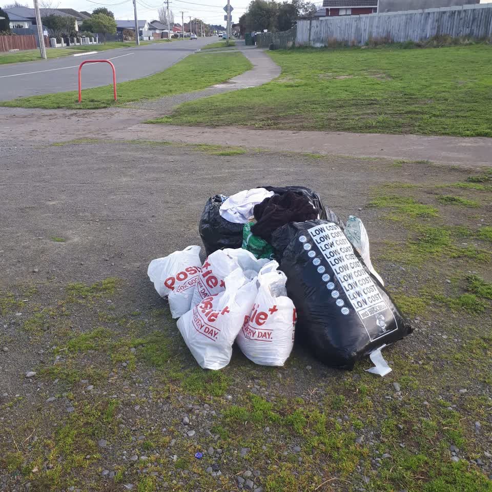 The photograph attached to this rubbish/recycling report