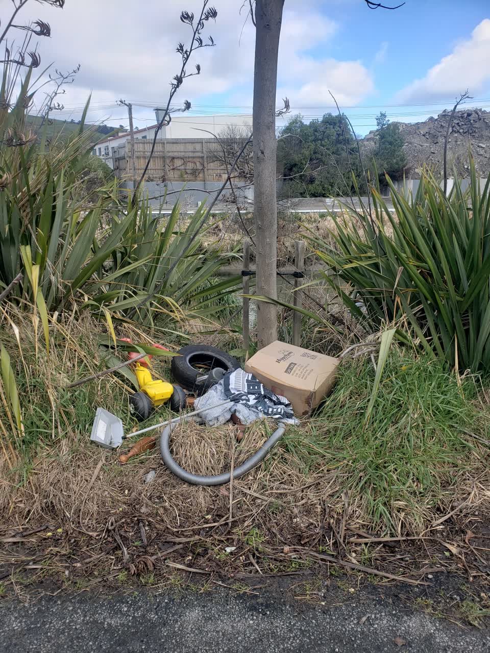The photograph attached to this rubbish/recycling report