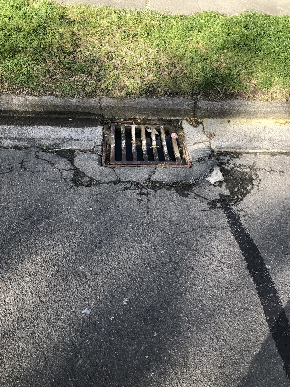 The photograph attached to this wastewater/stormwater report