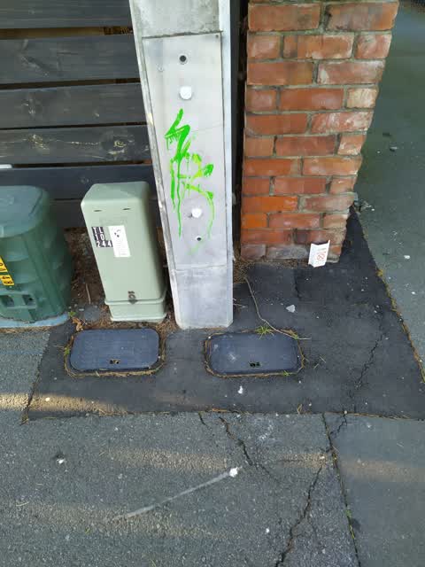 Graffiti, a report photo