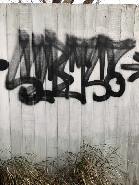 Graffiti, a report photo
